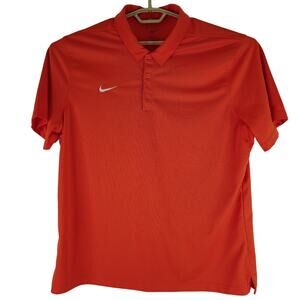 Nike Polo Shirt Mens XL Blaze Orange Golf Embroidered Logo C14470-891 TN Vols
